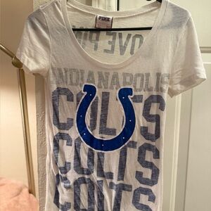 PINK Victoria's Secret White Graphic Tee